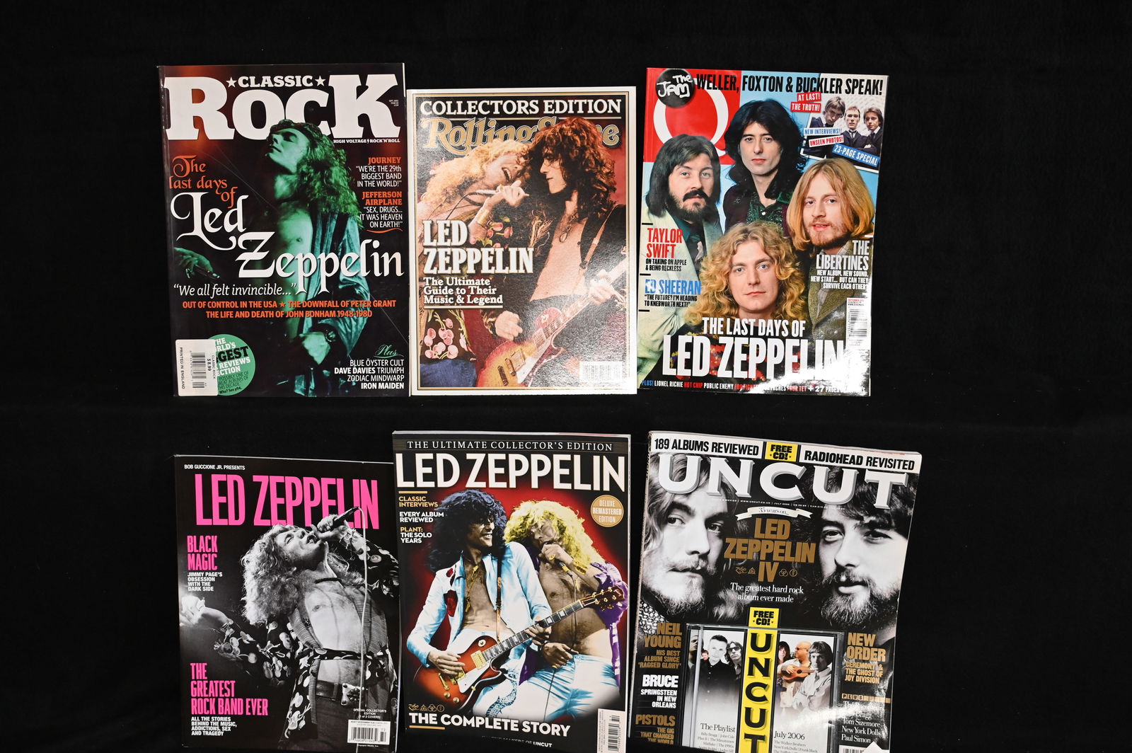 6 Led Zeppelin Magazines Classic Rock Band. (1 of 5)
