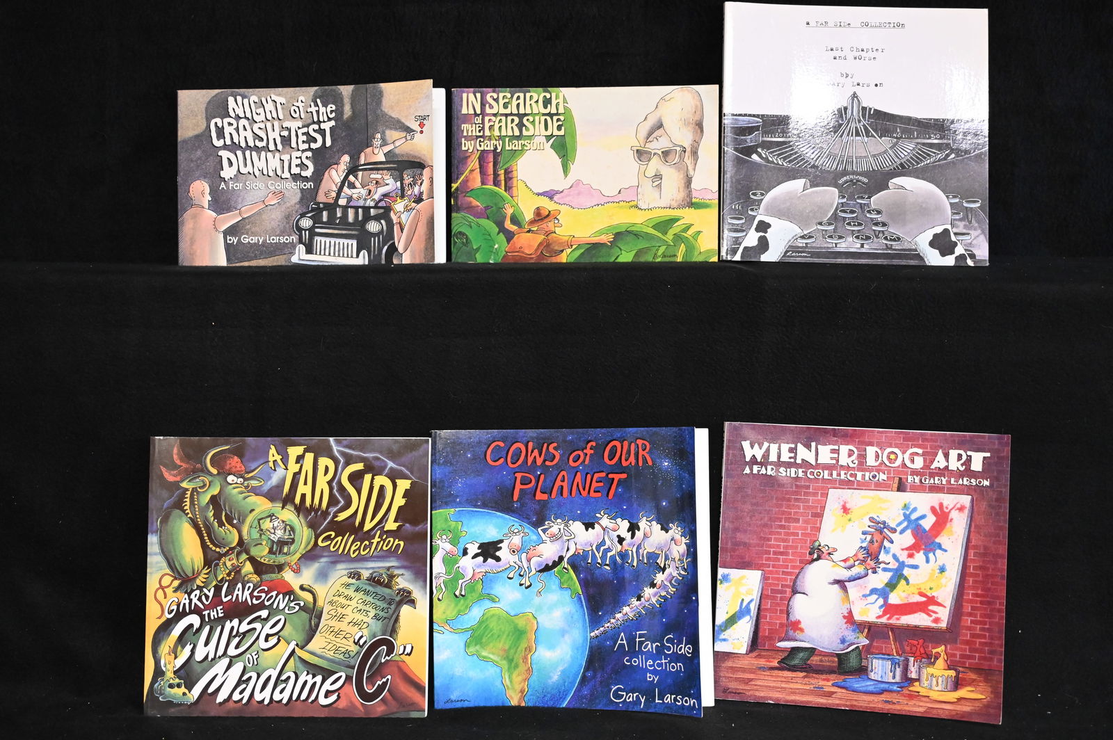 6 Children's Books From the 1980's includes The Far Side Collection In Search of The Far Side, Night (1 of 5)