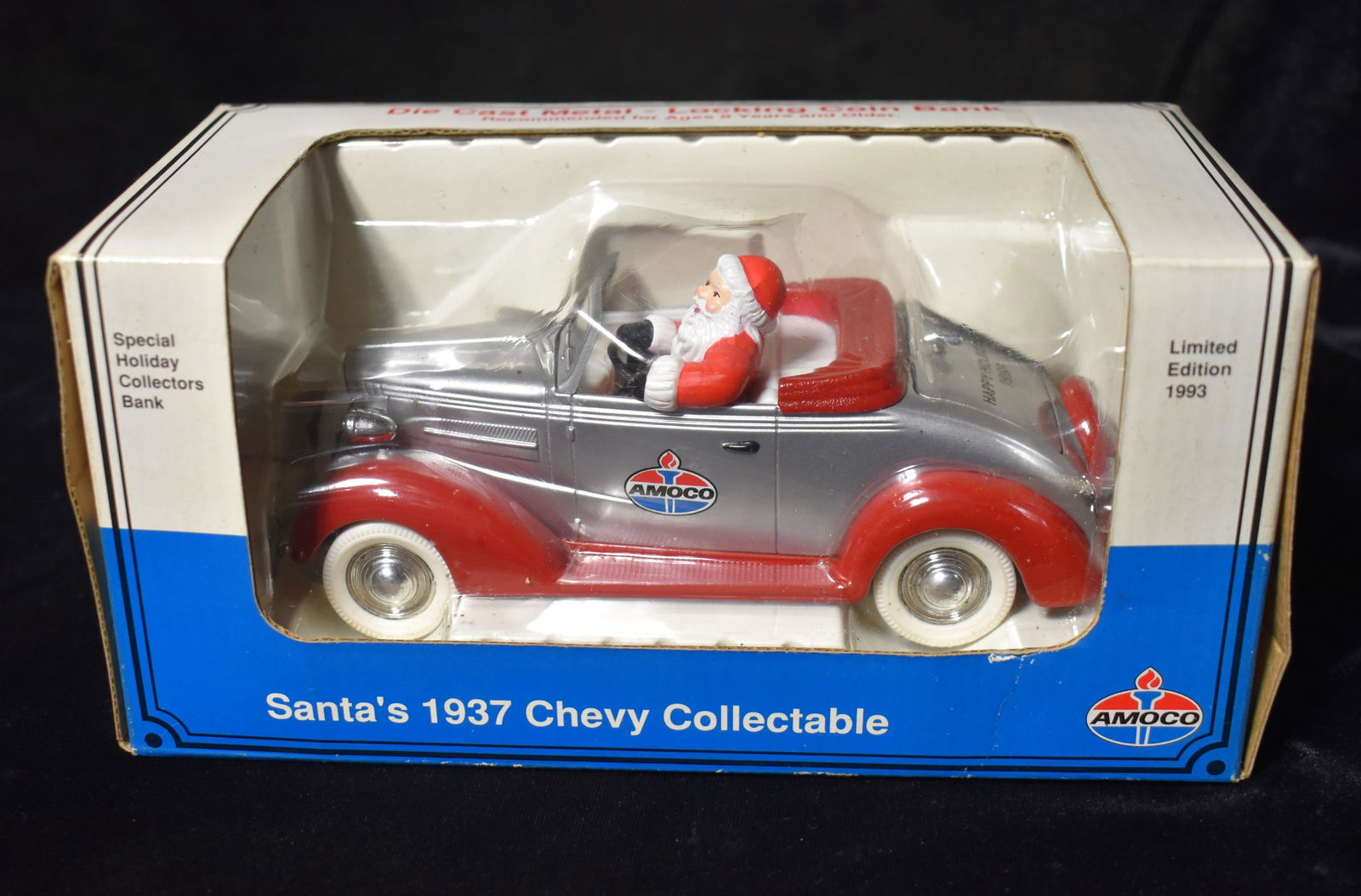 1993 Amoco Santas 1937 Chevrolet Collectible 1:25 Scale Diecast by Liberty Classics NIB (1 of 4)