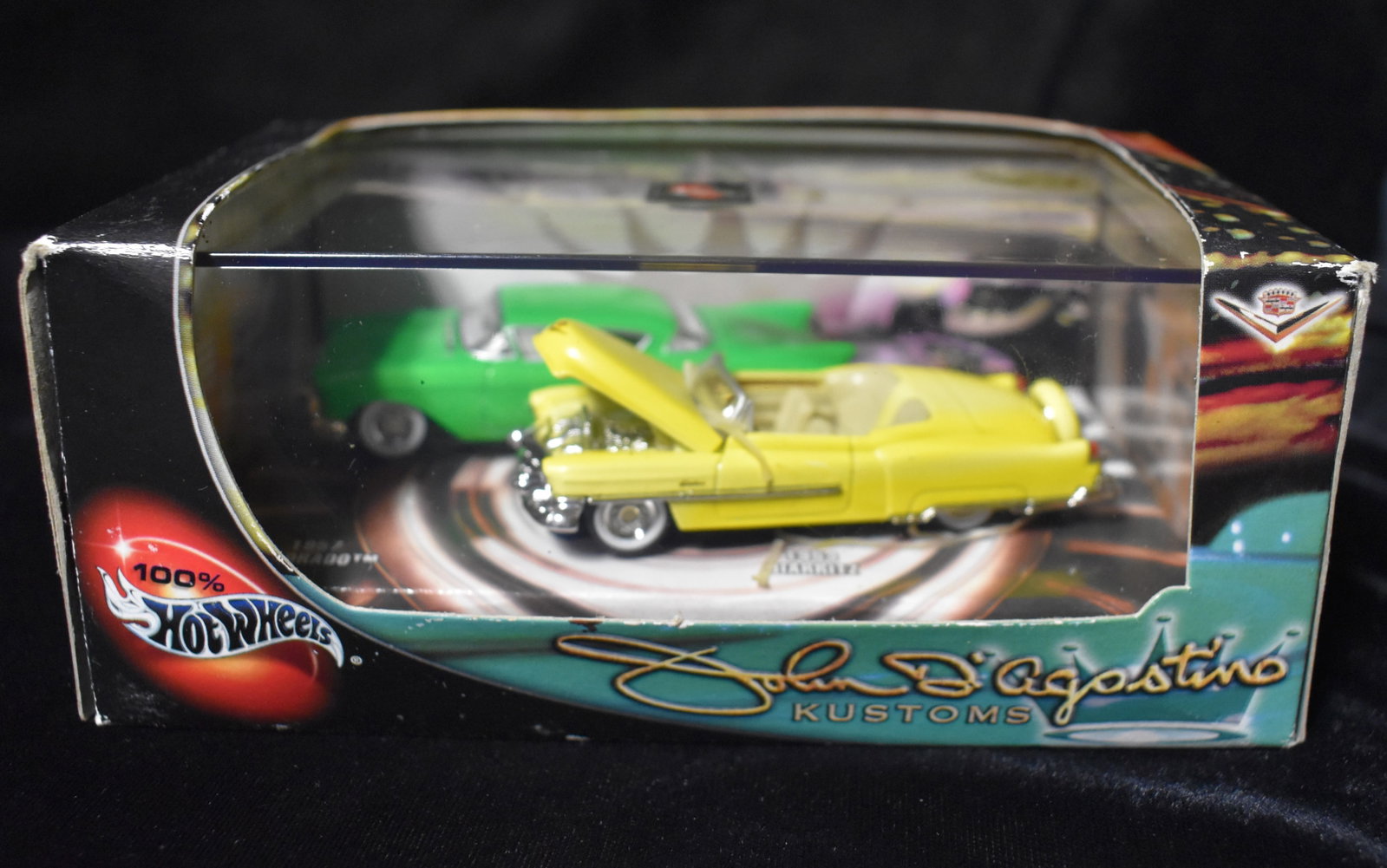 2001 100% Hot Wheels John Dagostinos Kustoms Limited Edition: 100% Hot Wheels John Dagostinos Kustoms Limited Edition 53692. 1957 Eldorado and 1953 Biarritz. New in their box.