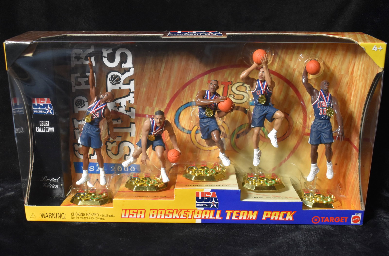 2000 Mattel Target Exclusive - USA Basketball Team Gold Medal Pack NIB: 2000 Mattel Target Exclusive - USA Basketball Team Gold Medal Pack. NIB