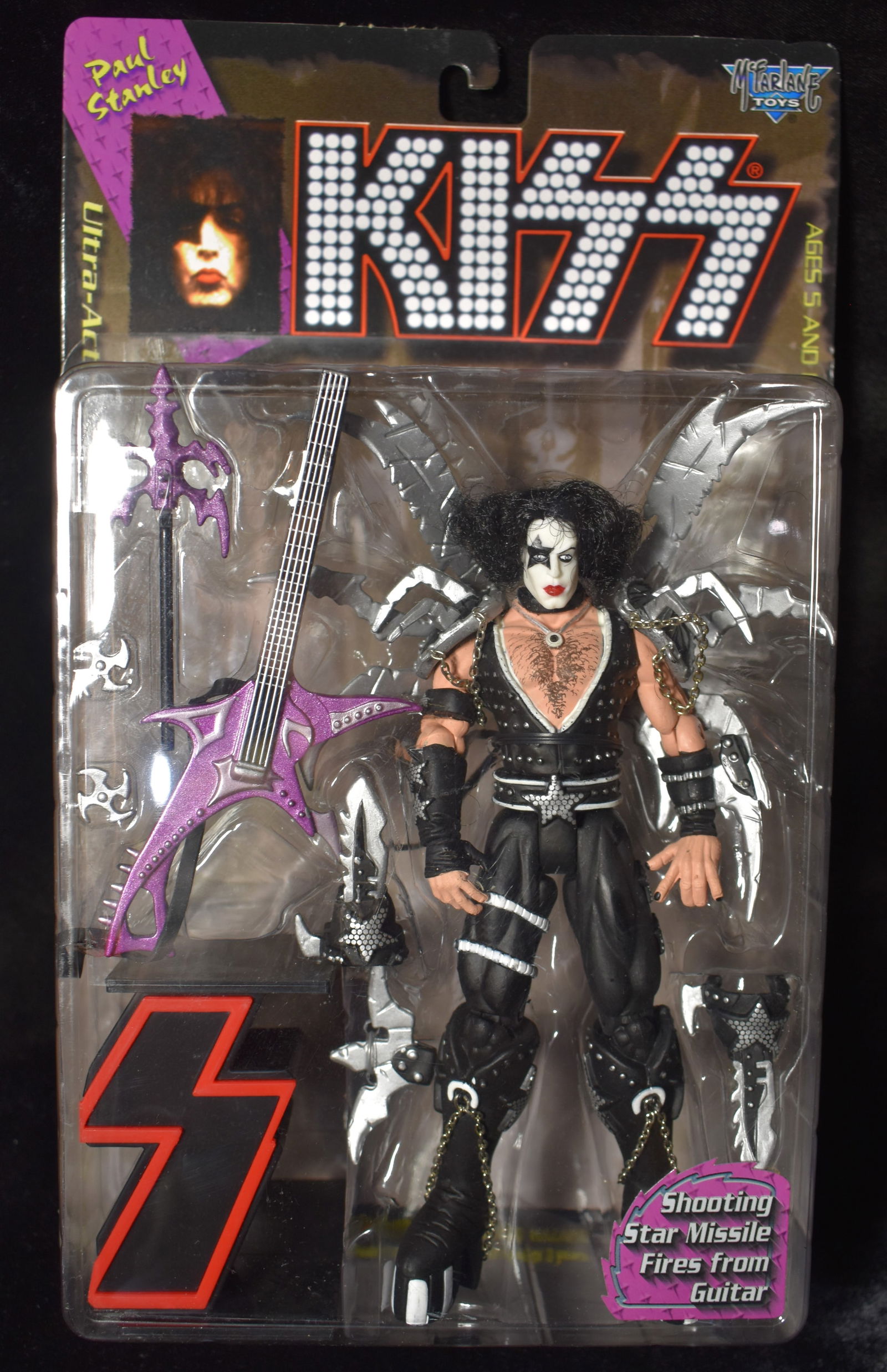 Vintage KISS Paul Stanley Ultra Action Figures 1997 Mcfarlane Toys NIB (1 of 4)