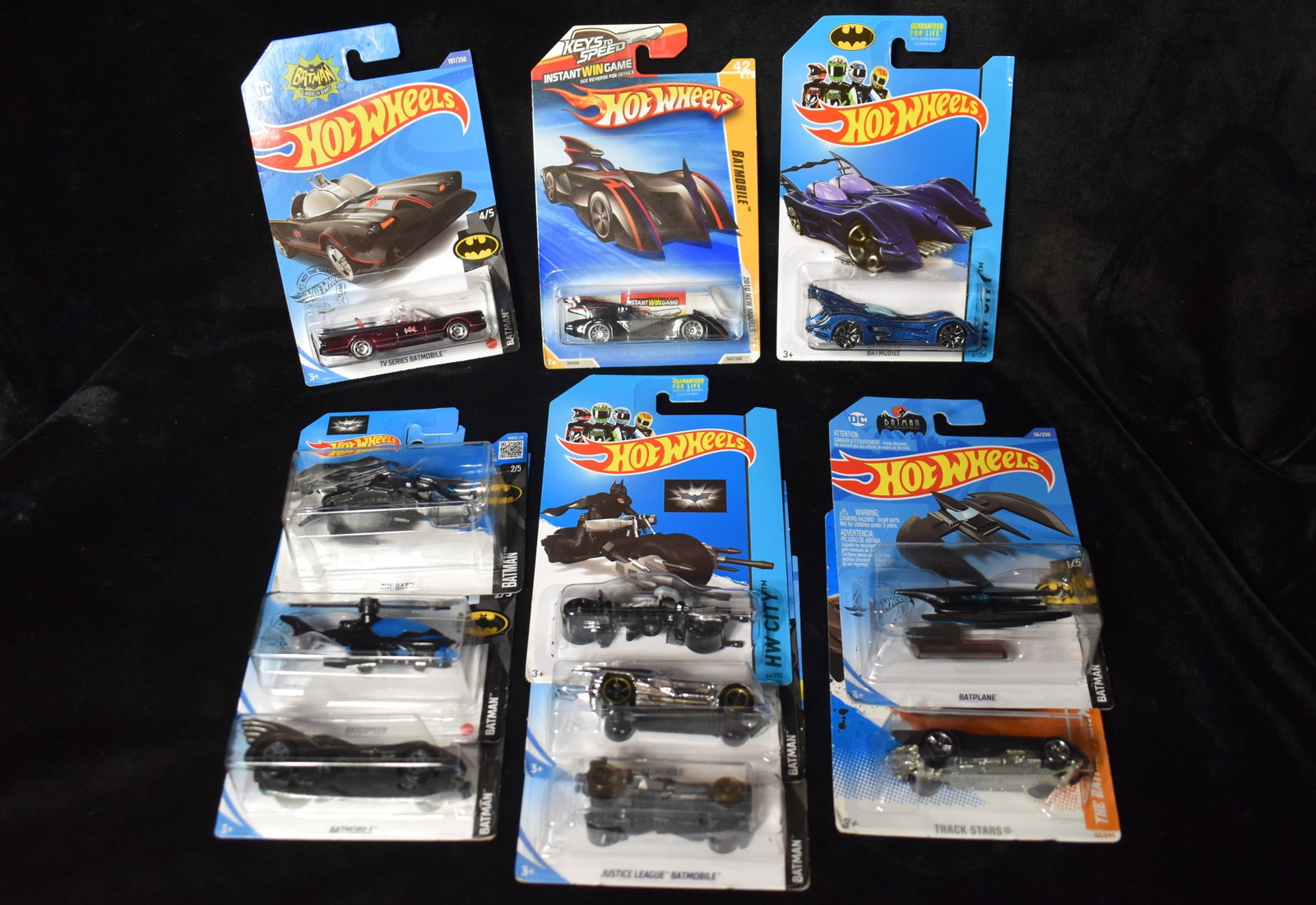 10 Batman Hot Wheels 2009-2018 NIB: 10 Batman Hot Wheels 2009-2018 NIB.