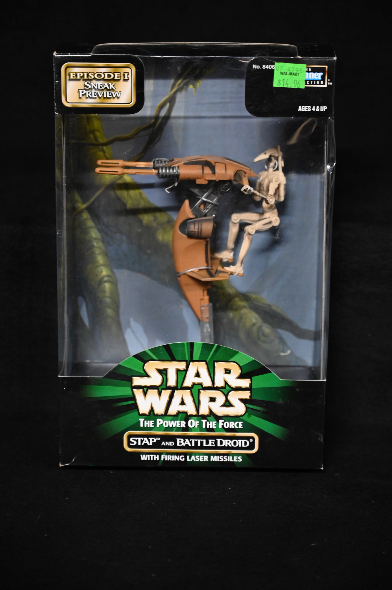 Star Wars The Power of The Force Stap and Battle Droid by Hasbro in 1998.: Star Wars The Power of The Force Stap and Battle Droid by Hasbro in 1998.