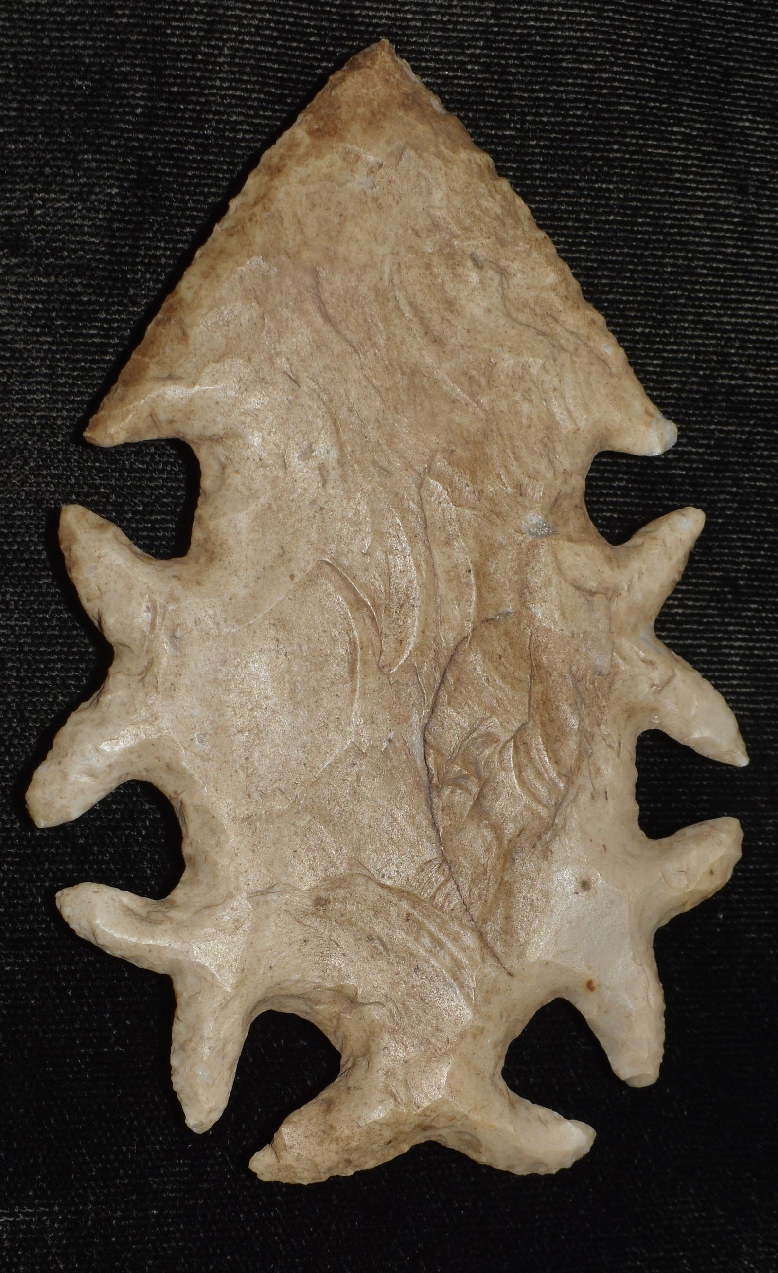 Vintage Grey Ghost Eccentric made of Edwards Plateau Chert from Texas (1 of 7)