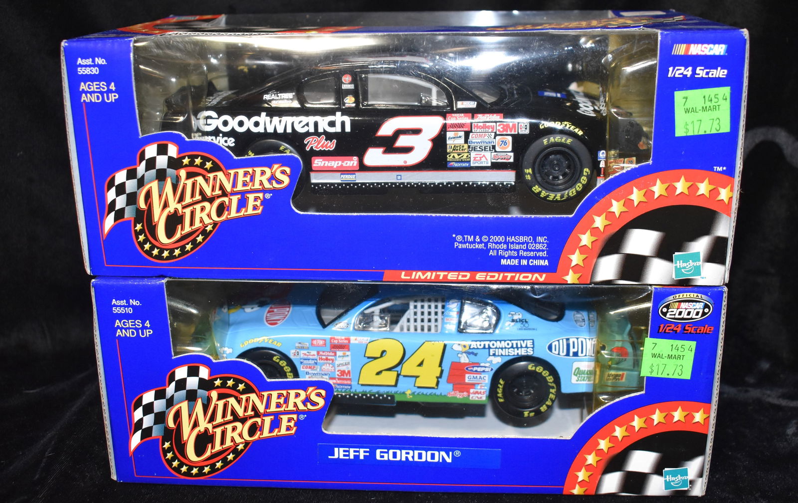 2000 Winners Circle 24 Dupont Jeff Gordon & Goodwrench 3 Dale Earnhardt Diecast 1:24 Scale (1 of 5)