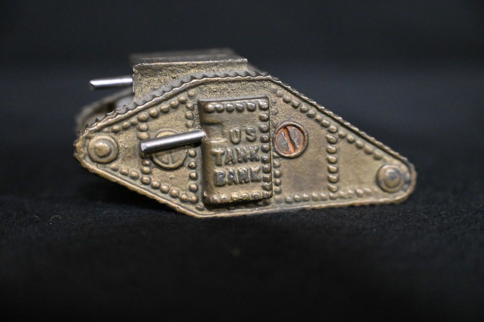 U.S. Tank Bank Made out of Cast Iron. (1 of 6)