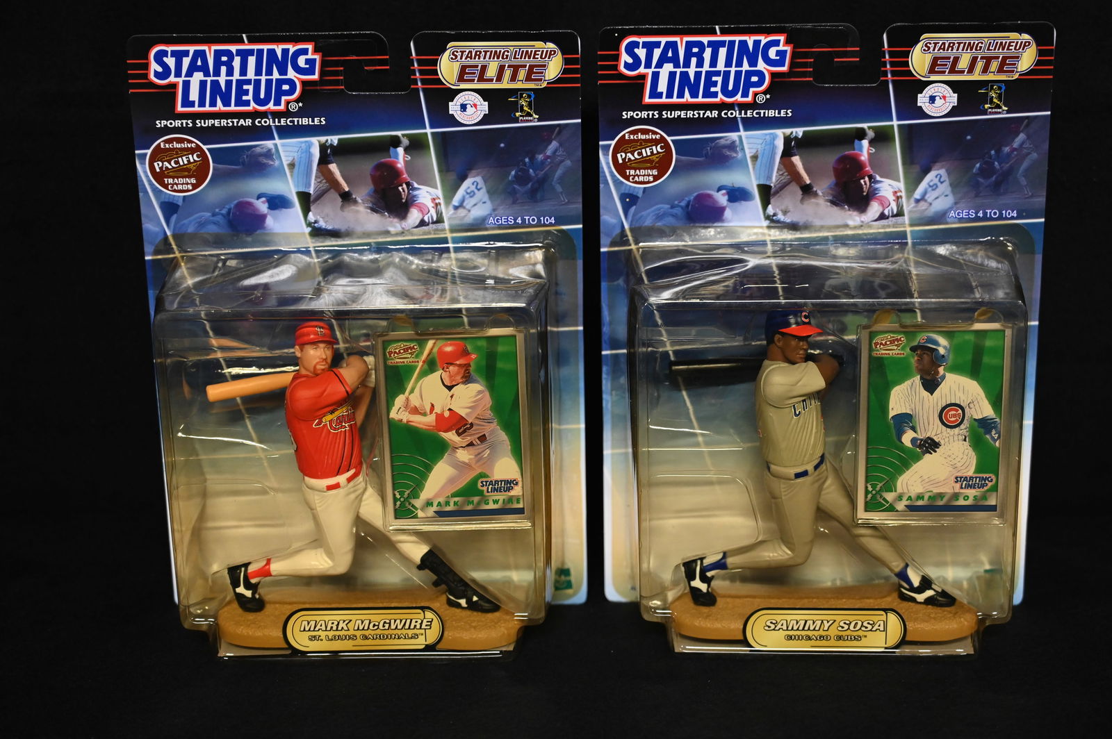 2000 Starting Lineup Mark McGwire and Sammy Sosa MLB Action Figures Brand new in the original (1 of 4)