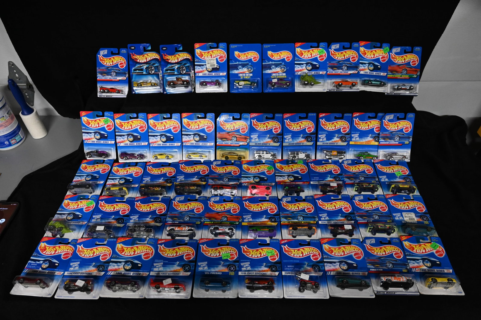 Mattel Hot Wheels Assortment of 50 cars 1993-2021 All cars are brand new and in the original card.: Mattel Hot Wheels Assortment of 50 cars 1993-2021 All cars are brand new and in the original card. The dates will range so please look at the pictures for condition and age of each car.