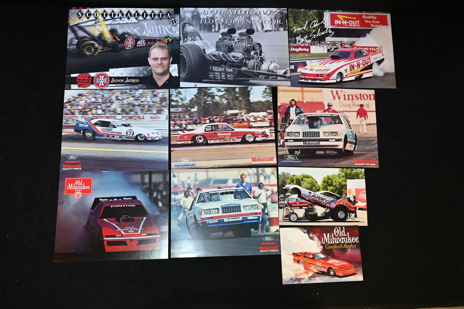 10 Driver Cards includes Jesse James, Bob Muravez, Bill Schultz, and more.: 10 Driver Cards includes Jesse James, Bob Muravez, Bill Schultz, and more.