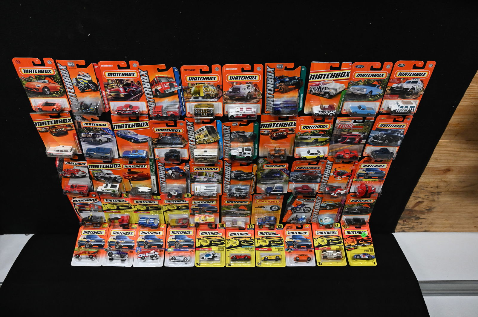 Matchbox Cars Assortment of 50 cars 1993-2021 All cars are brand new and in the original card. The: Matchbox Cars Assortment of 50 cars 1993-2021 All cars are brand new and in the original card. The dates will range so please look at the pictures for condition and age of each car.