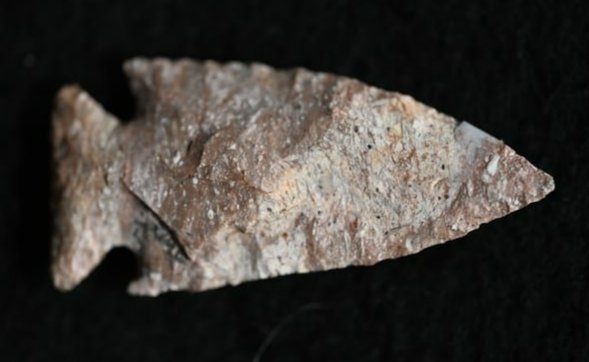 2" Colorful Corner Notched Arrowhead Found by Dale Roberts in Clark Co. Missouri. (1 of 9)
