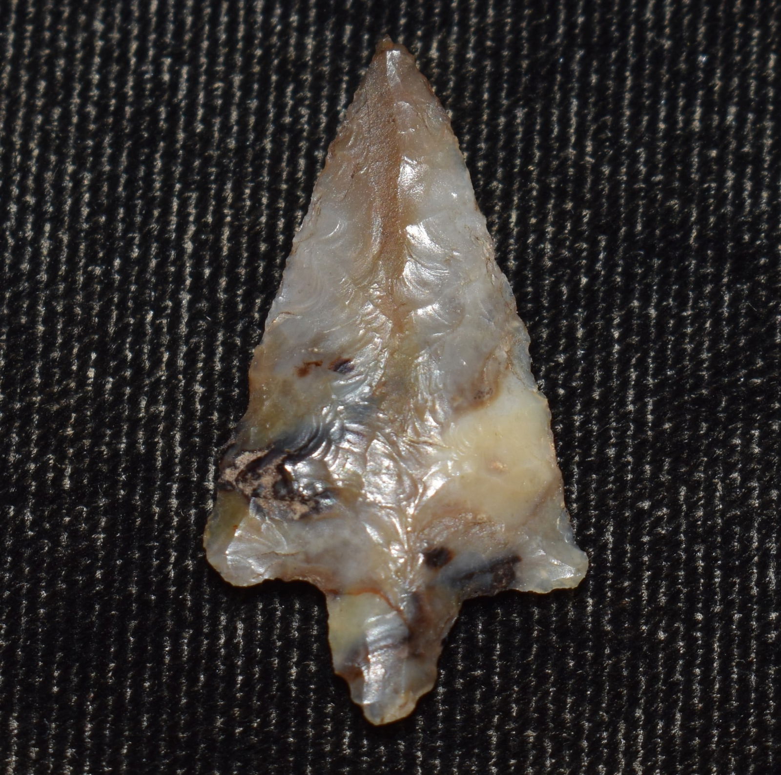 1 1/16" Colorful Agate Sutter Contracting Stem (gem point) Found in Lake County, California by Venn (1 of 8)