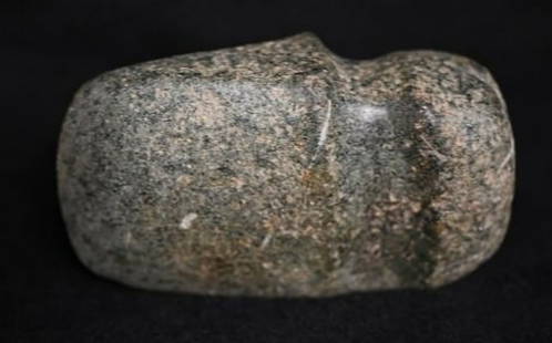 3/4 Groove Axe 6 1/4" Found in Jersey Co. Illinois. Very nice example made out of granite and comes: 3/4 Groove Axe 6 1/4" Found in Jersey Co. Illinois. Very nice example made out of granite and comes with a Ryan Keele COA. Ex: Steve Manos, Jeff Hipskind, Matt Lay Collections.