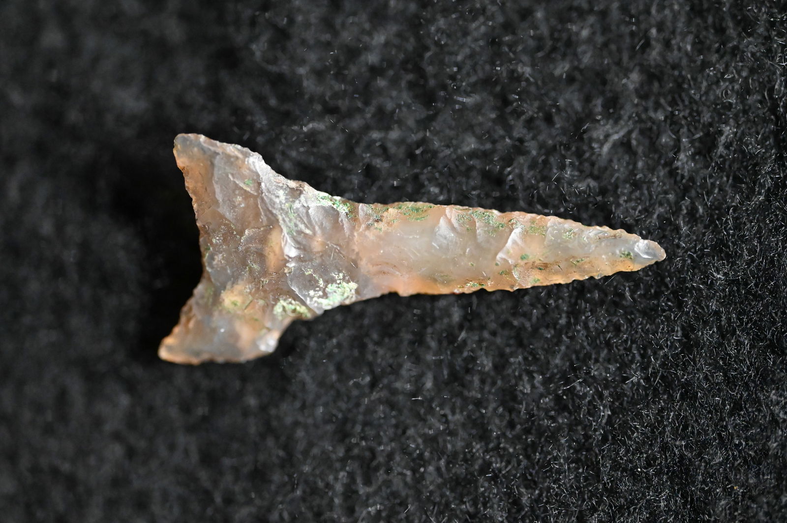 Translucent Micro Drill 1 1/16" Found in Oregon and made out of Agate comes with a Ryan Keele COA (1 of 8)