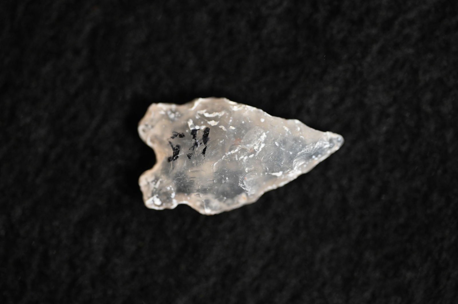 Translucent Pinto Basin 7/8" Found in Oregon and made out of Chalcedony comes with a Ryan Keele COA (1 of 8)