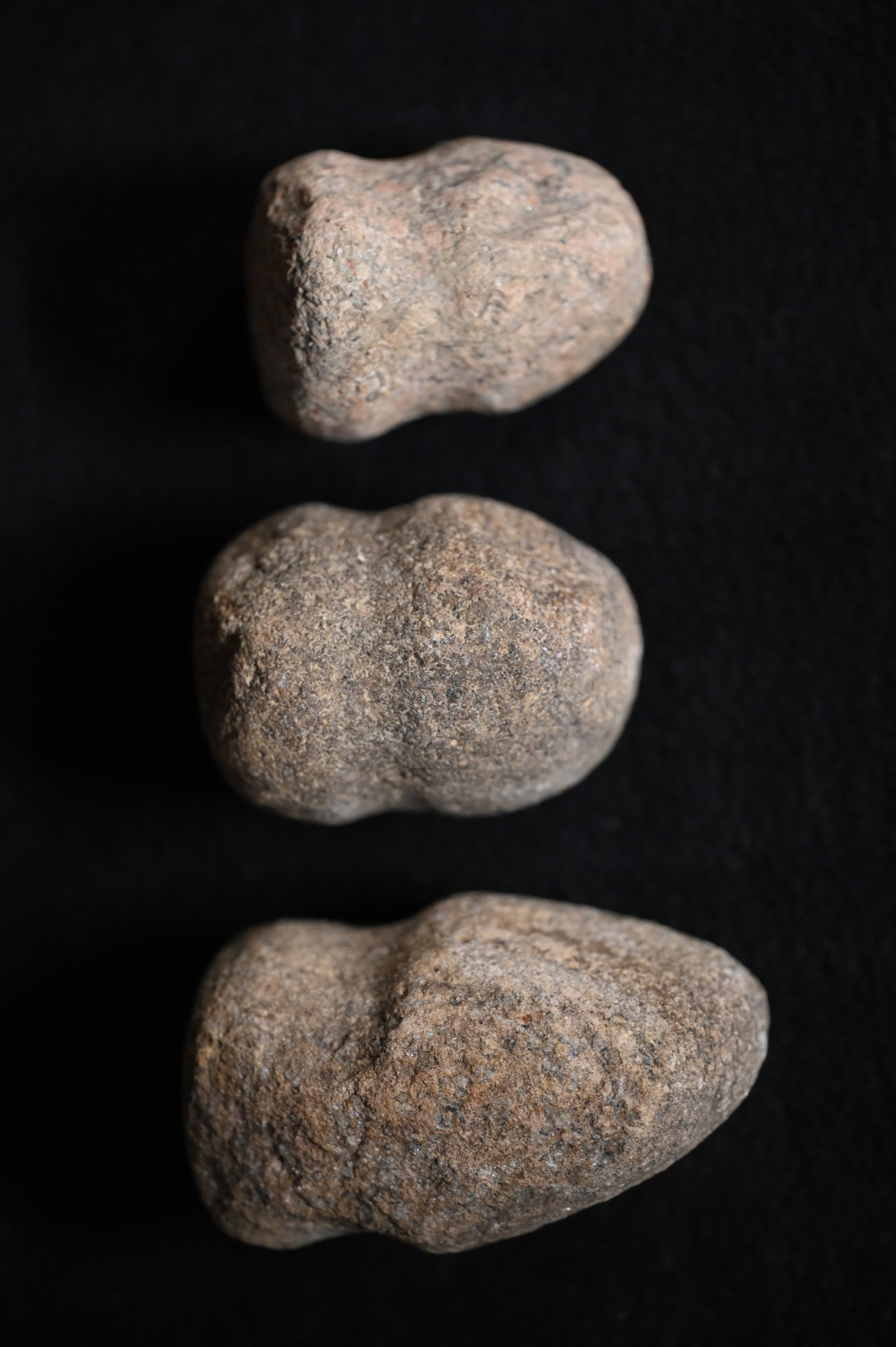 3/4 Groove War Clubs/Grooved Hammers Found in Ohio Ex: John Bennett Collection Longest is 4". (1 of 8)