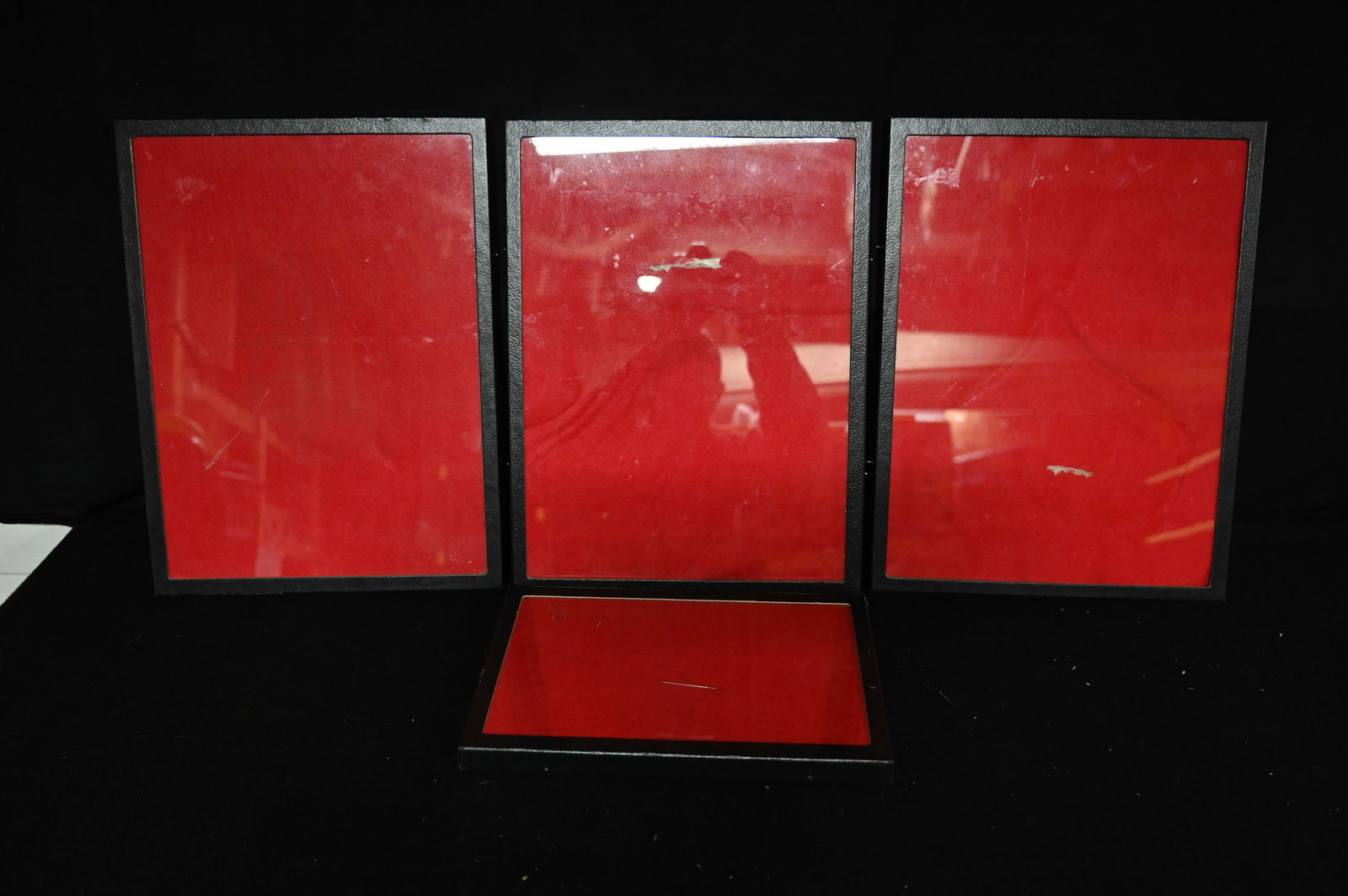4 Ricker Display Case Frames 12"x16" & 8"x12". (1 of 4)