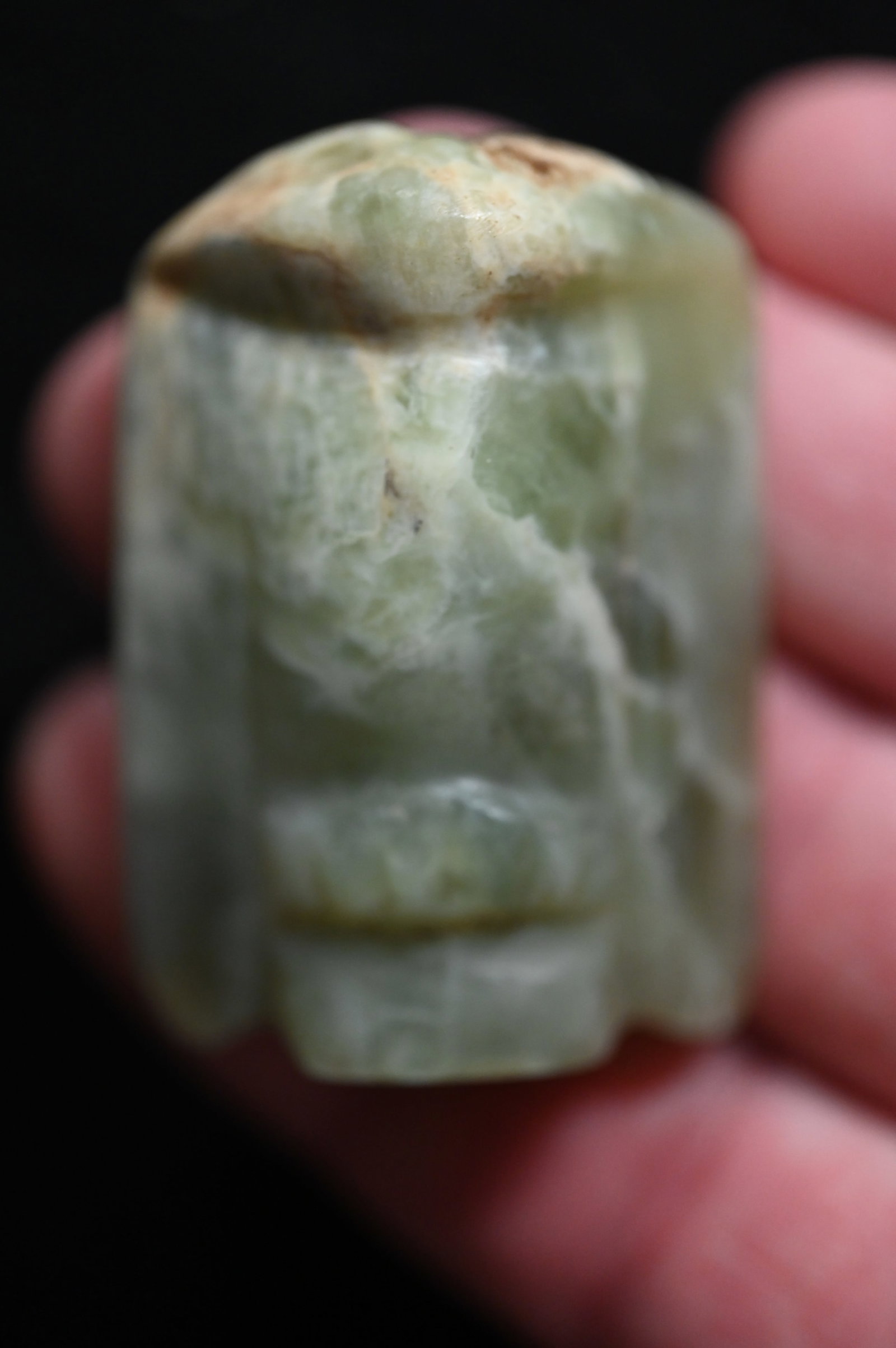 2 1/8" Green Jade Bird Pendant Found in Liaoning Province Northeast China Neolithic Hongshan Culture (1 of 8)