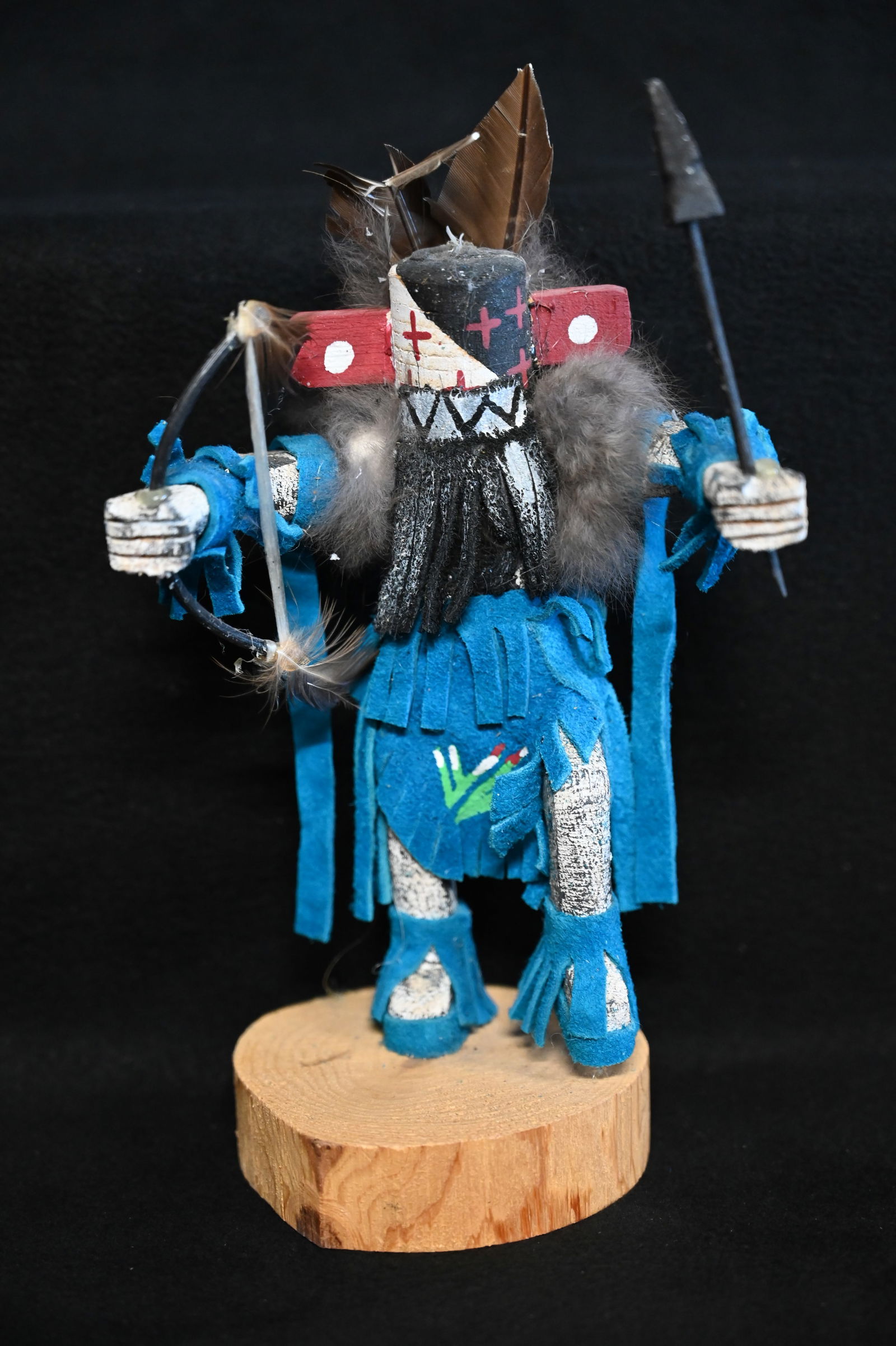 Kachina Figures Hand Crafted by Native Americans Approx. 9" Tall Ex: Pride of The Nations Store. (1 of 7)