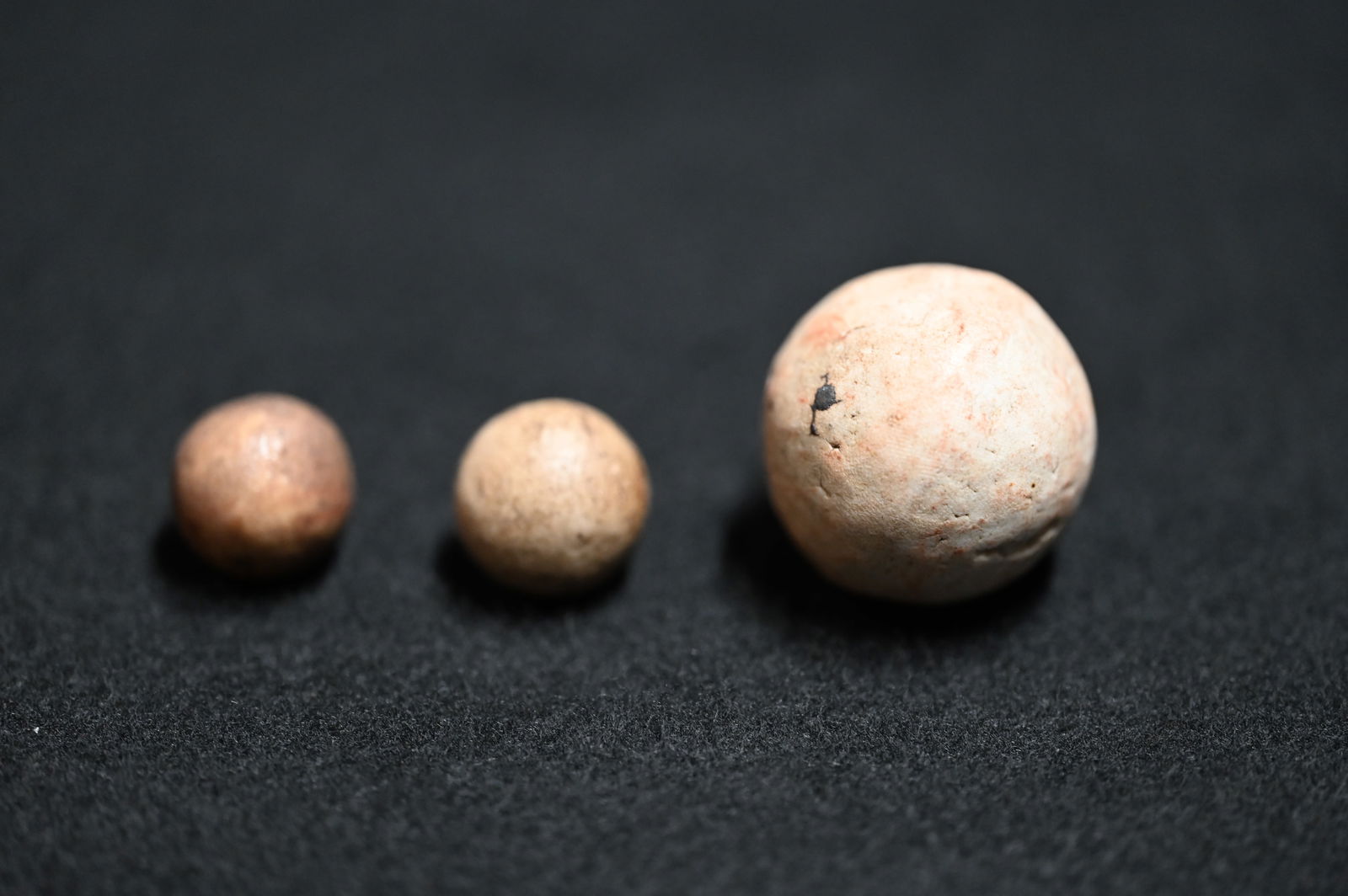 3 Game Balls Found in Montgomery Co. Missouri.  Largest is 1 1/4 inches. (1 of 4)