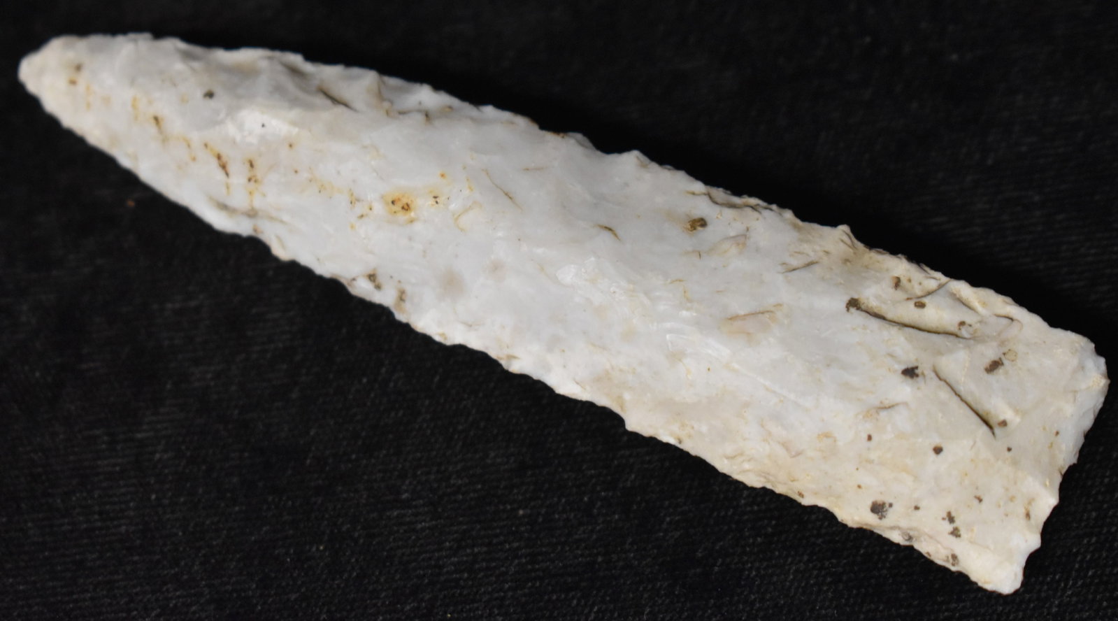 4 1/8" Nebo Hill Spear found in Lewis County, Missouri: 4 1/8" Nebo Hill Spear found in Lewis County, Missouri by Kenny Williams