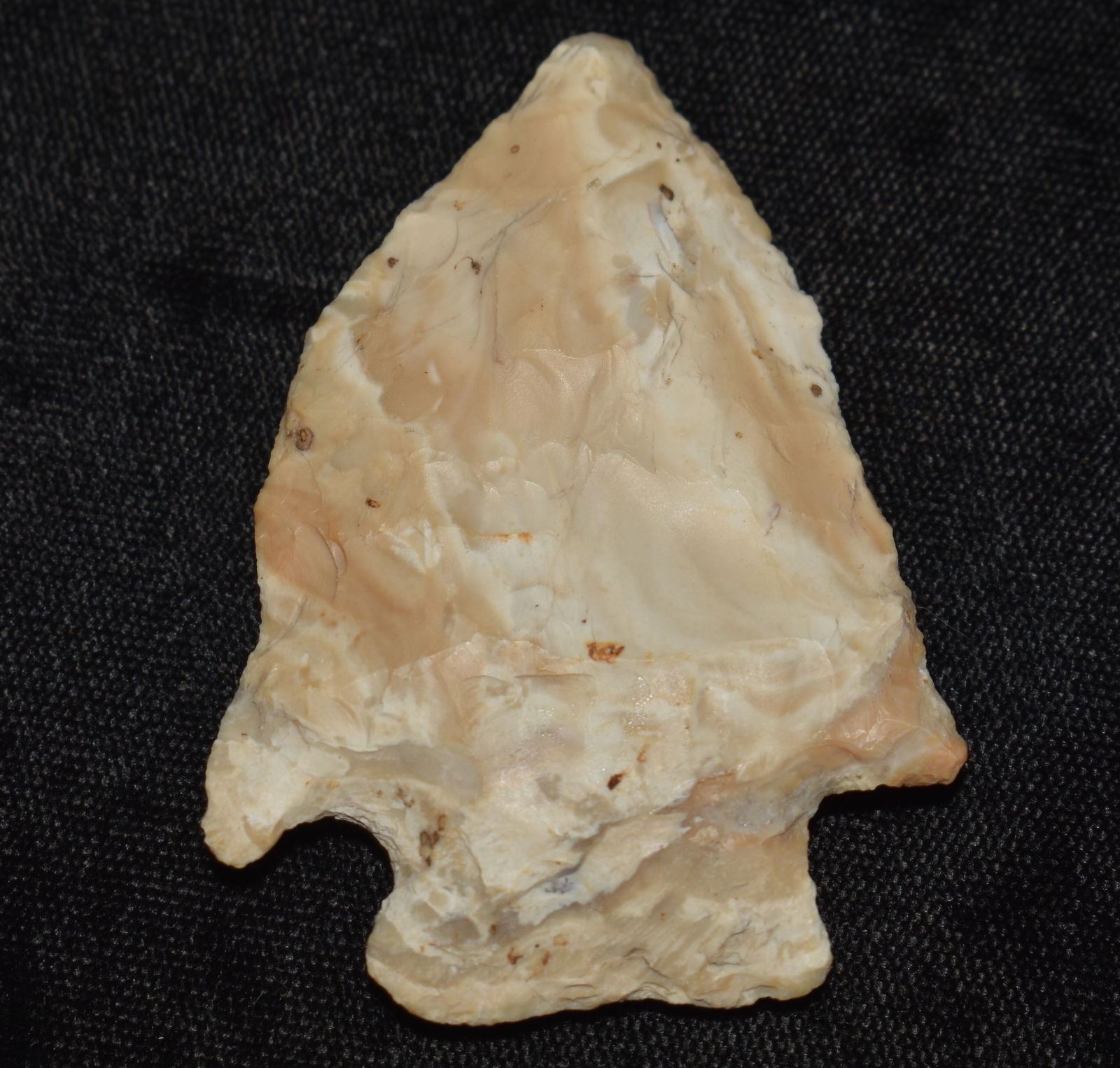 2 1/2" Mozarkite Afton Arrowhead Found by M. R. Clark in Warren Co., MO Near Marthasville.  Ex Steve (1 of 8)