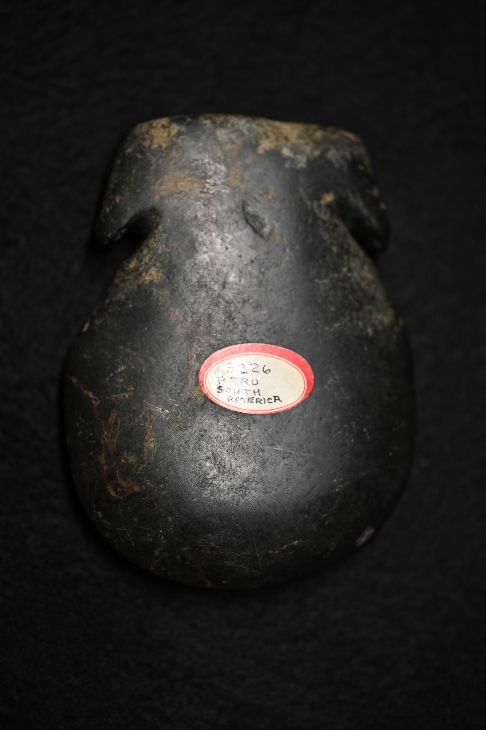 4 1/4" Basalt Axe found in Peru. (1 of 10)