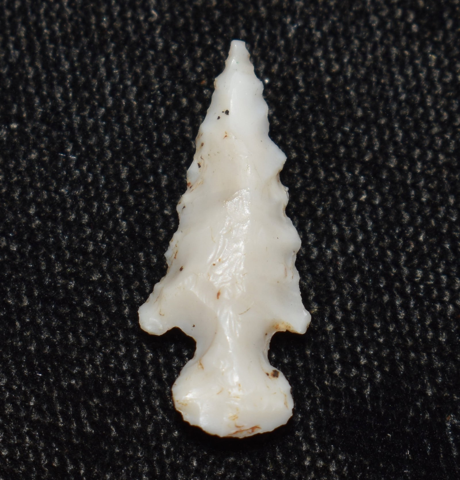 7/8" High Grade Scallorn Arrowhead found in Denton County Missouri by members of the Martin Hart: 7/8" High Grade Scallorn Arrowhead found in Denton County Missouri by members of the Martin Hart family. Ancient Authentic Native American Artifact Arrowheads