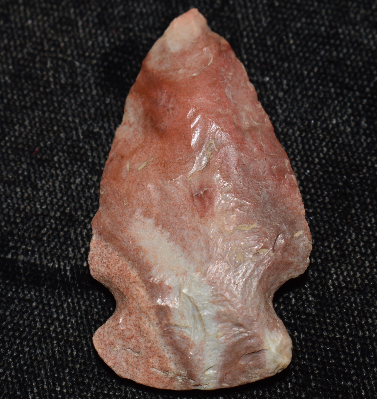 1 3/4" Colorful Gibson Arrowhead found in Scottland County, Missouri by Rodney Gray (1 of 7)