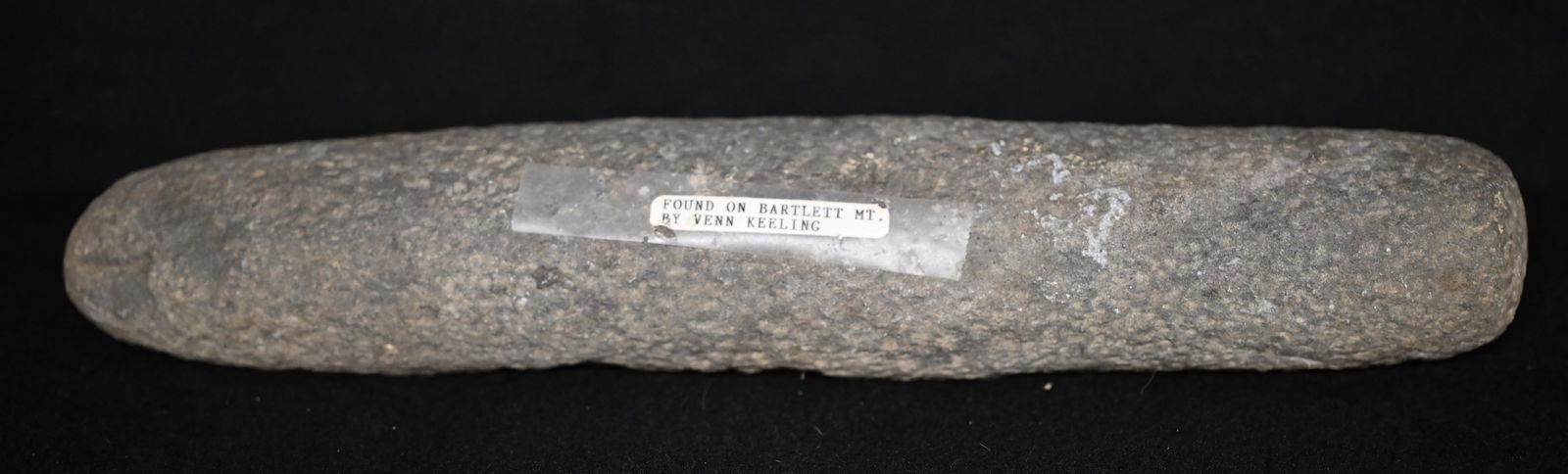 13 3/4" Stone Roller Pestle Found in Lake County, California by Venn Keeling on or near Bartlett (1 of 6)