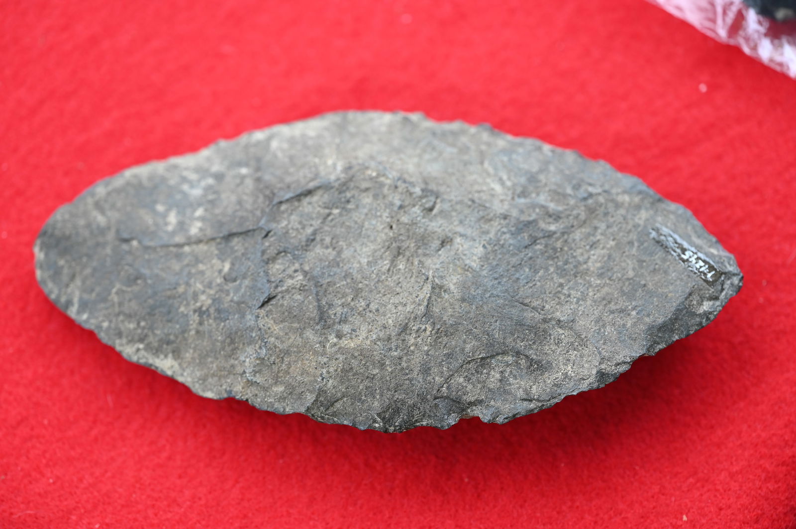 6 1/8" Bi-Pointed Blade Made out of Dacite.  Found in Lake County, California by Venn Keeling on or (1 of 8)