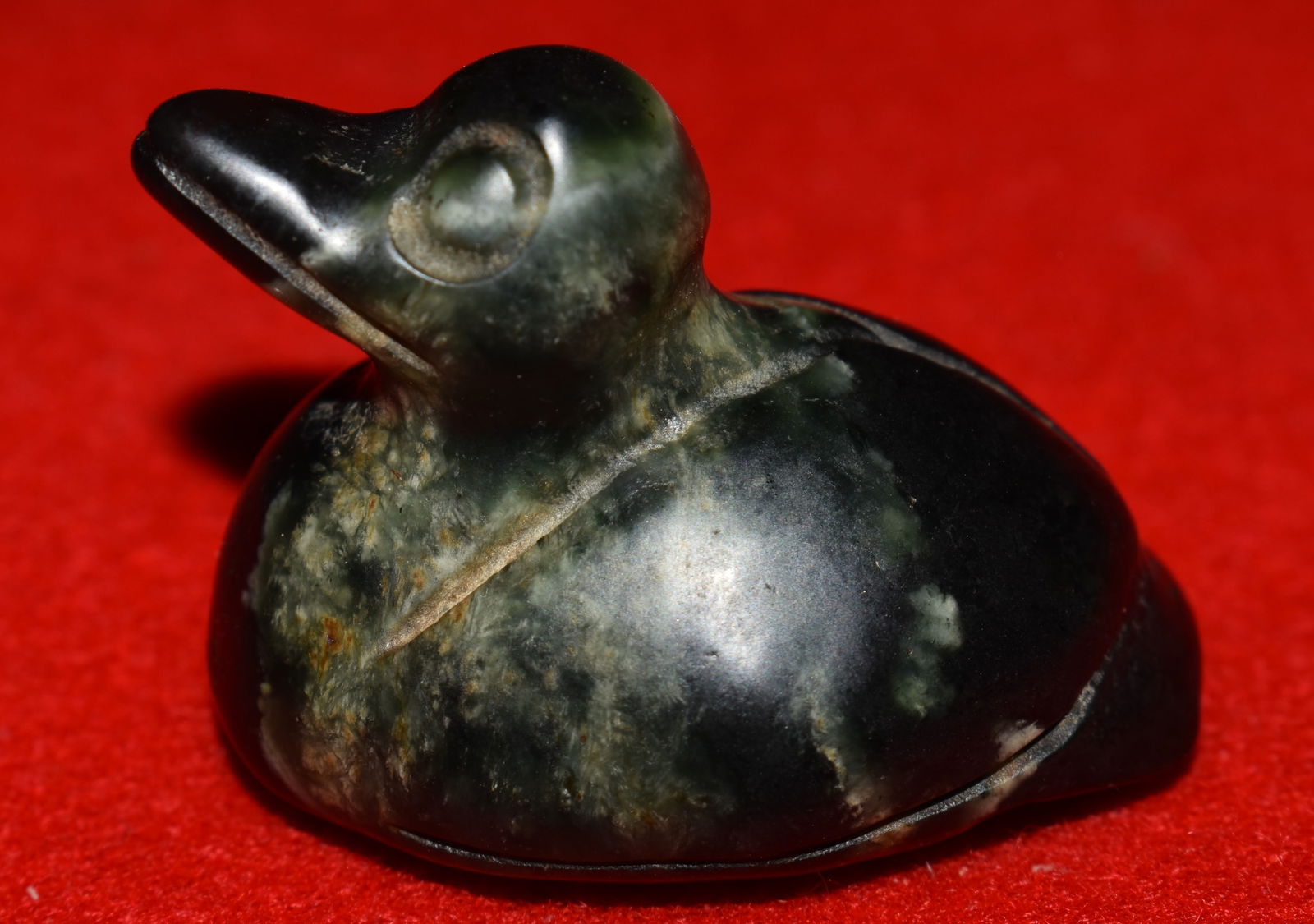 1 3/4" Jade Duck/Bird Pendant Found in Liaoning Province Northeast China Neolithic Hongshan Culture (1 of 10)