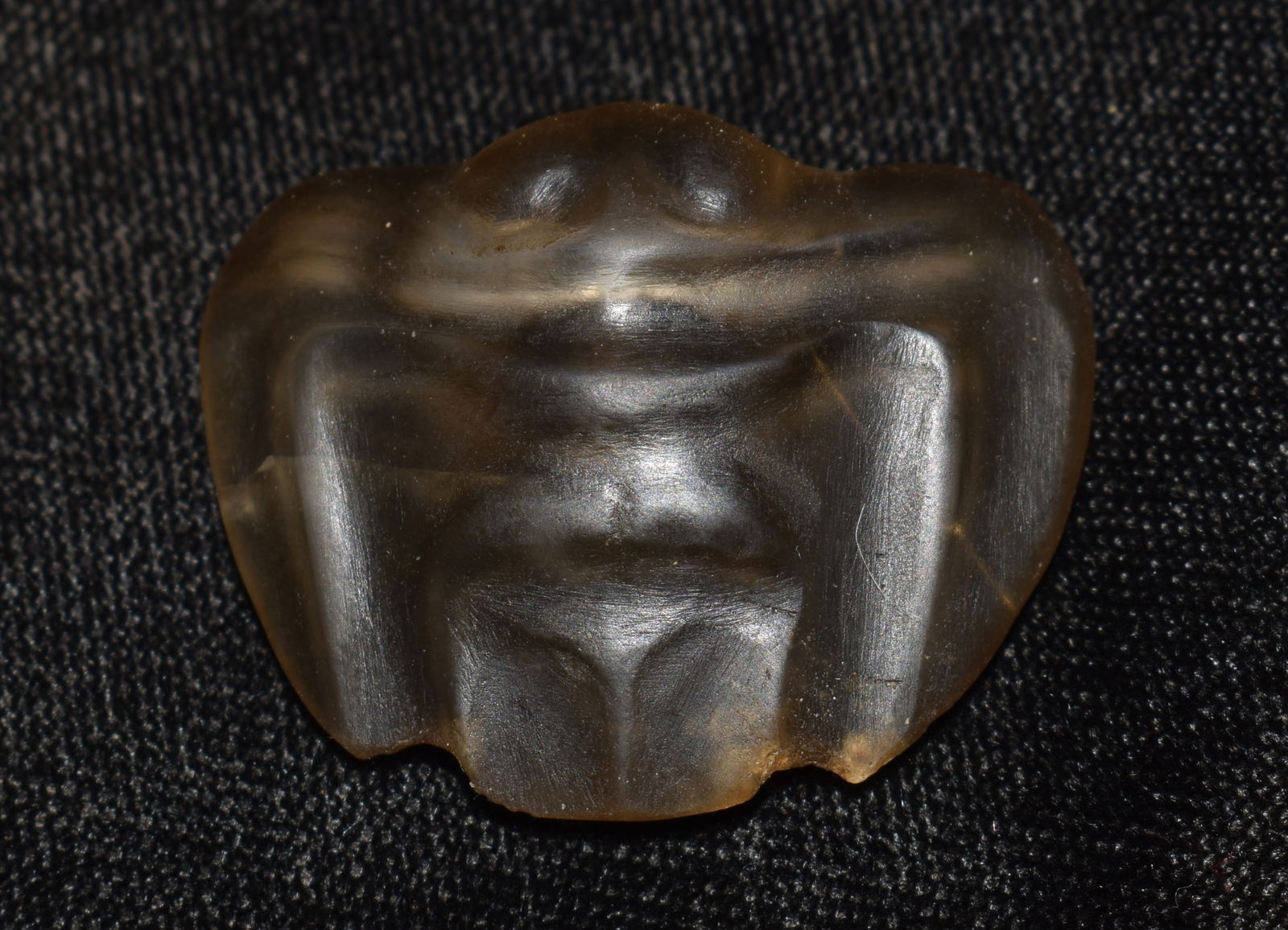 1 1/4" Fused Quartz Neolithic Bird Pendant found in Northeast China (1 of 9)