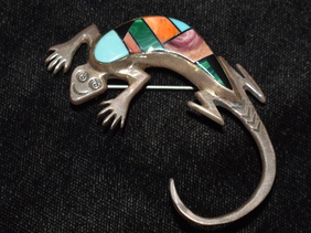 One Of The Biggest Native American Navajo Lizard Sterling Silver Turquoise Bracelet- 282 Grams One Of The Biggest Native American Navajo Lizard Sterling Silver Turquoise Bracelet- 282 Grams