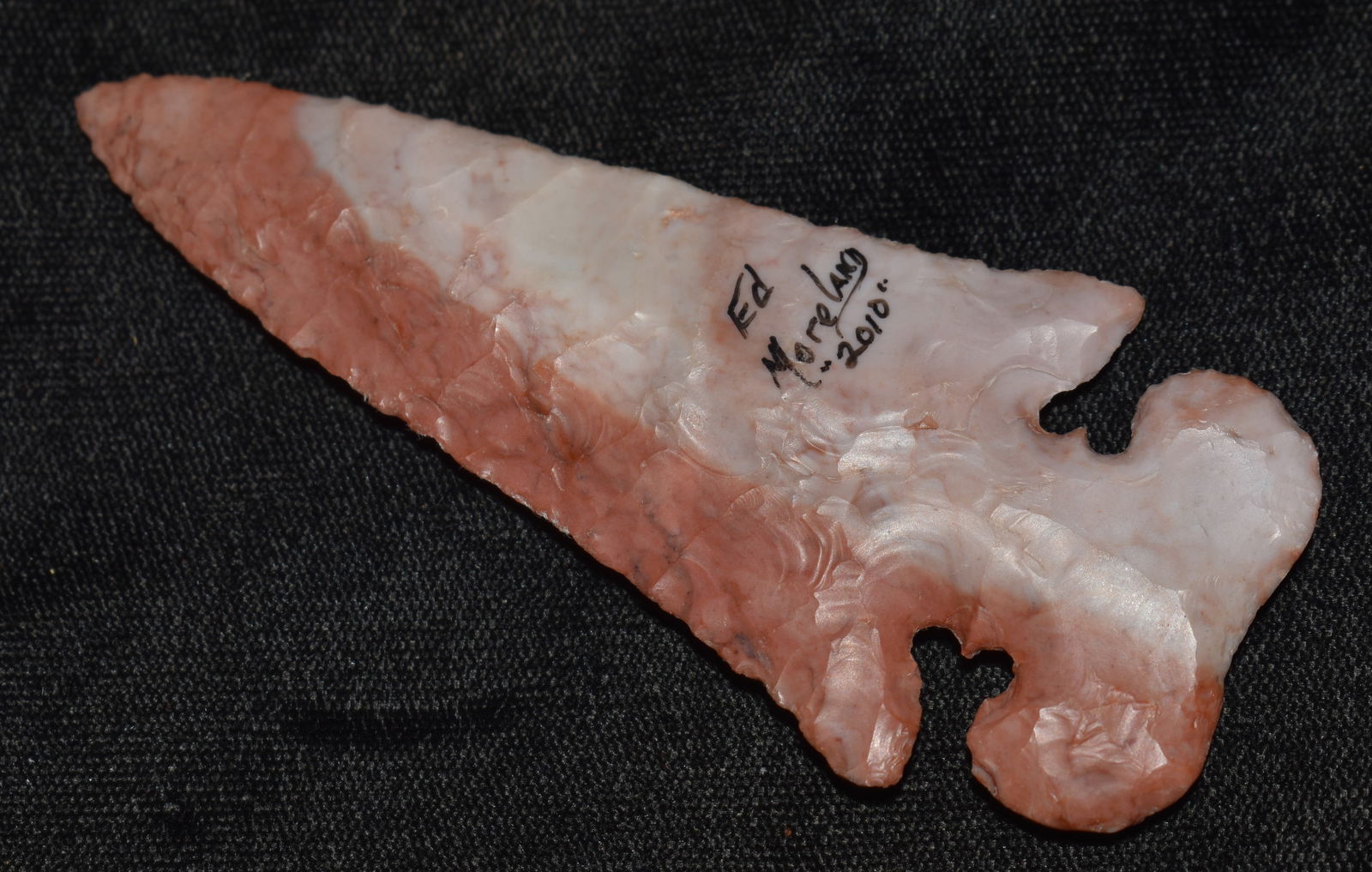 3 3/4" Flintridge E-Notch Thebes made by Jim Redfearn (1 of 7)