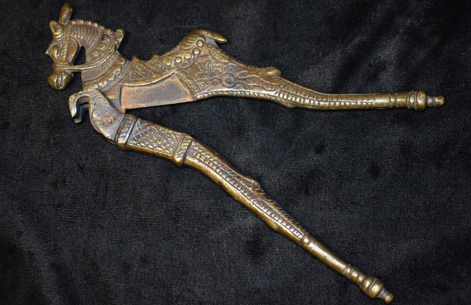 19th Century Zoomorphic Betel Nut Cracker from Asia - Ornate Horse (1 of 5)