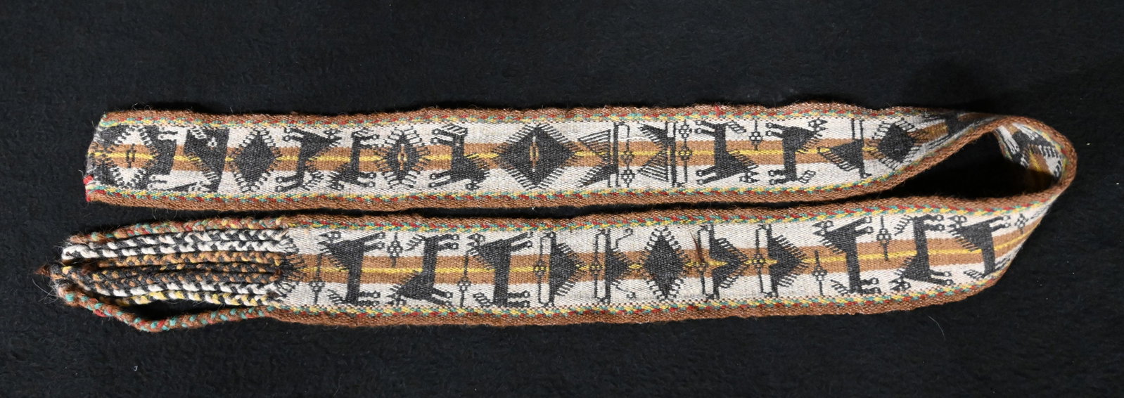 Handmade Vintage Belt from Peru. 47 inches long.: Handmade Vintage Belt from Peru. 47 inches long.