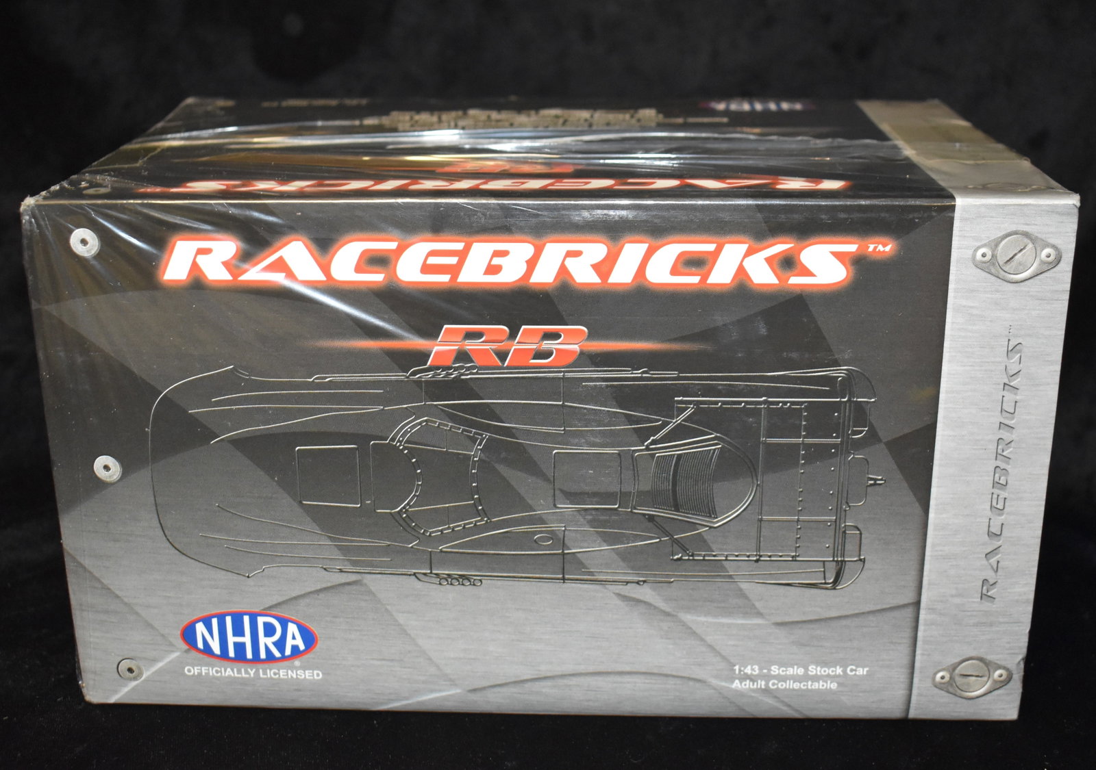 RACEBRICKS 2006 1:43 Scale John Force Castrol Start Up Funny Car Factory Sealed: RACEBRICKS 2006 1:43 Scale John Force Castrol Start Up Funny Car Factory Sealed. Laser etched Inside High Quality Optically Pure Glass. New old stock still in plastic.