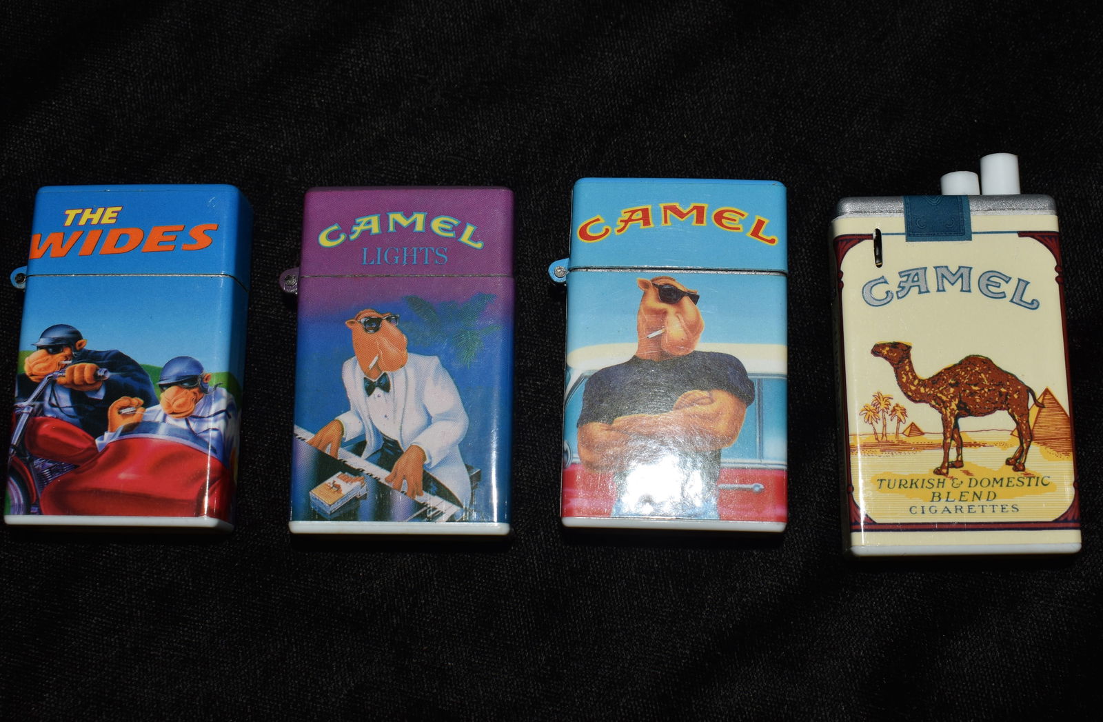 4 Vintage Pack Lite Camel Lighters in their Original Box's - Joe Camel (1 of 4)