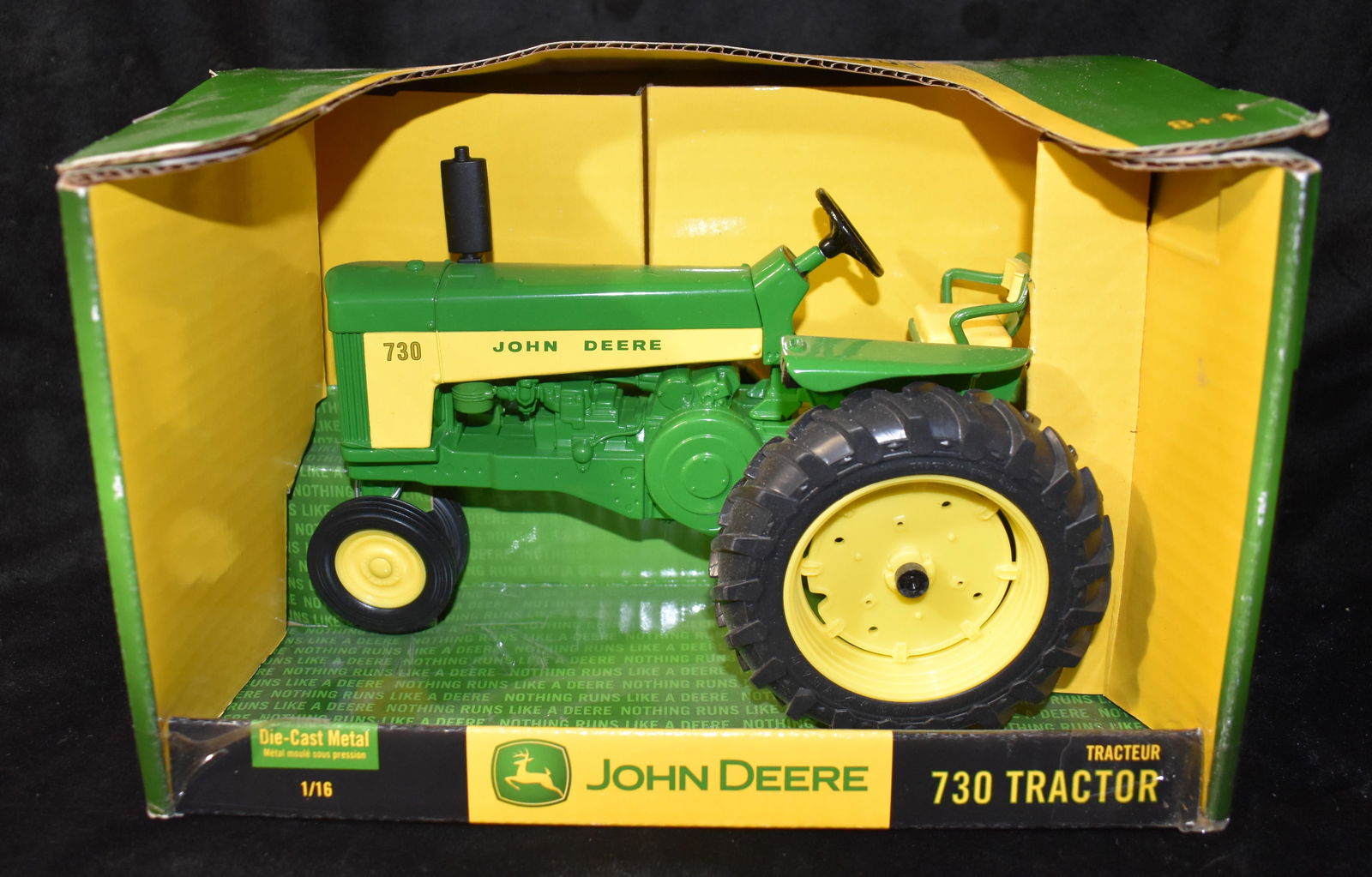 ERTL John Deere 730 Narrow Front Tractor 1/16 Die-Cast - NIB (1 of 4)