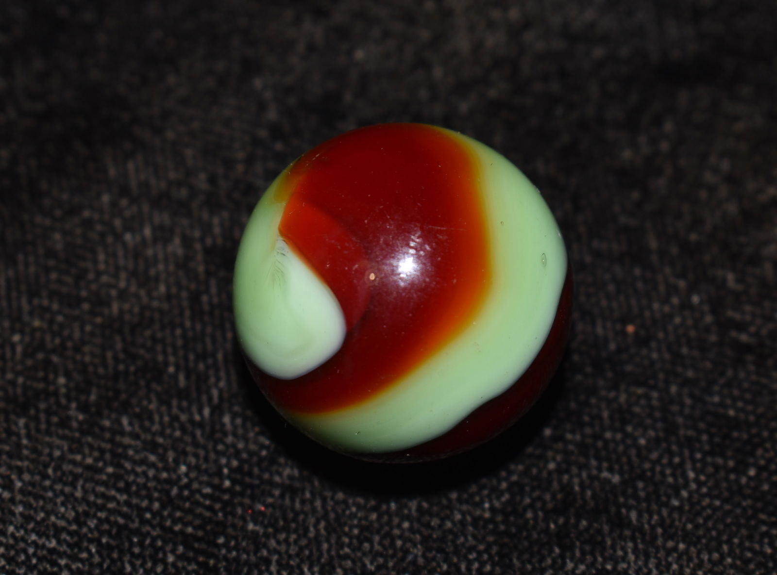 3/4" 2 Color Akro Agate Cork Screw Marble 9.0 (1 of 5)