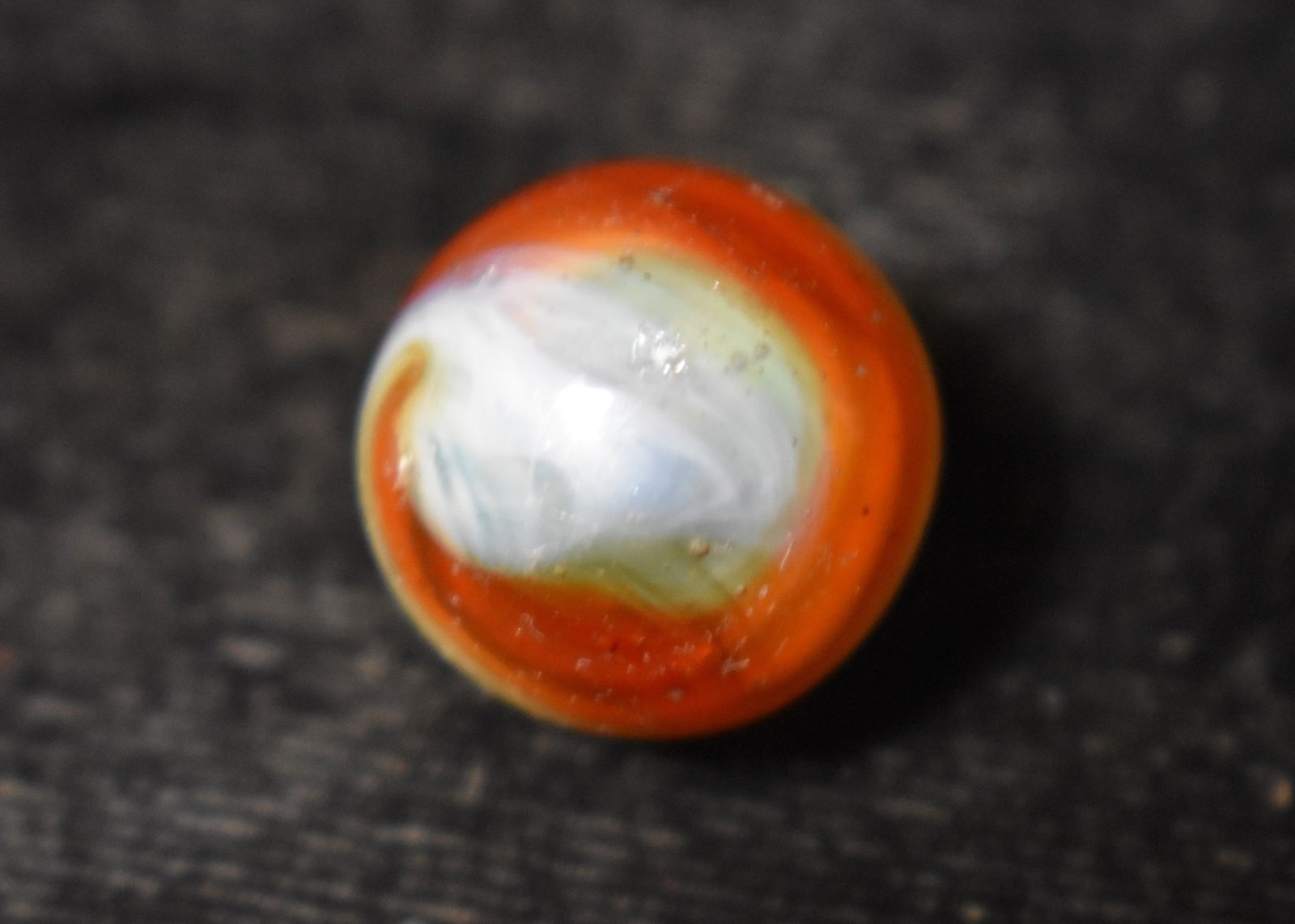 Unusual Akro Agate Popeye Marble 5/8" 9.5 (1 of 4)