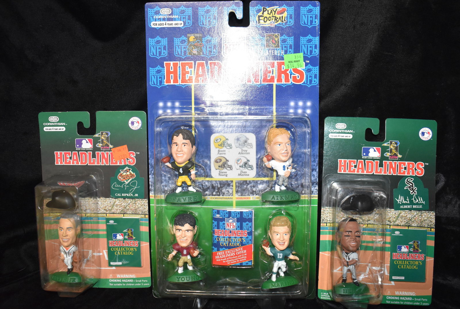 1996 Cal Ripkin Jr, Albert Belle Chicago White Sox Corinthian Headliners Figure (1 of 4)