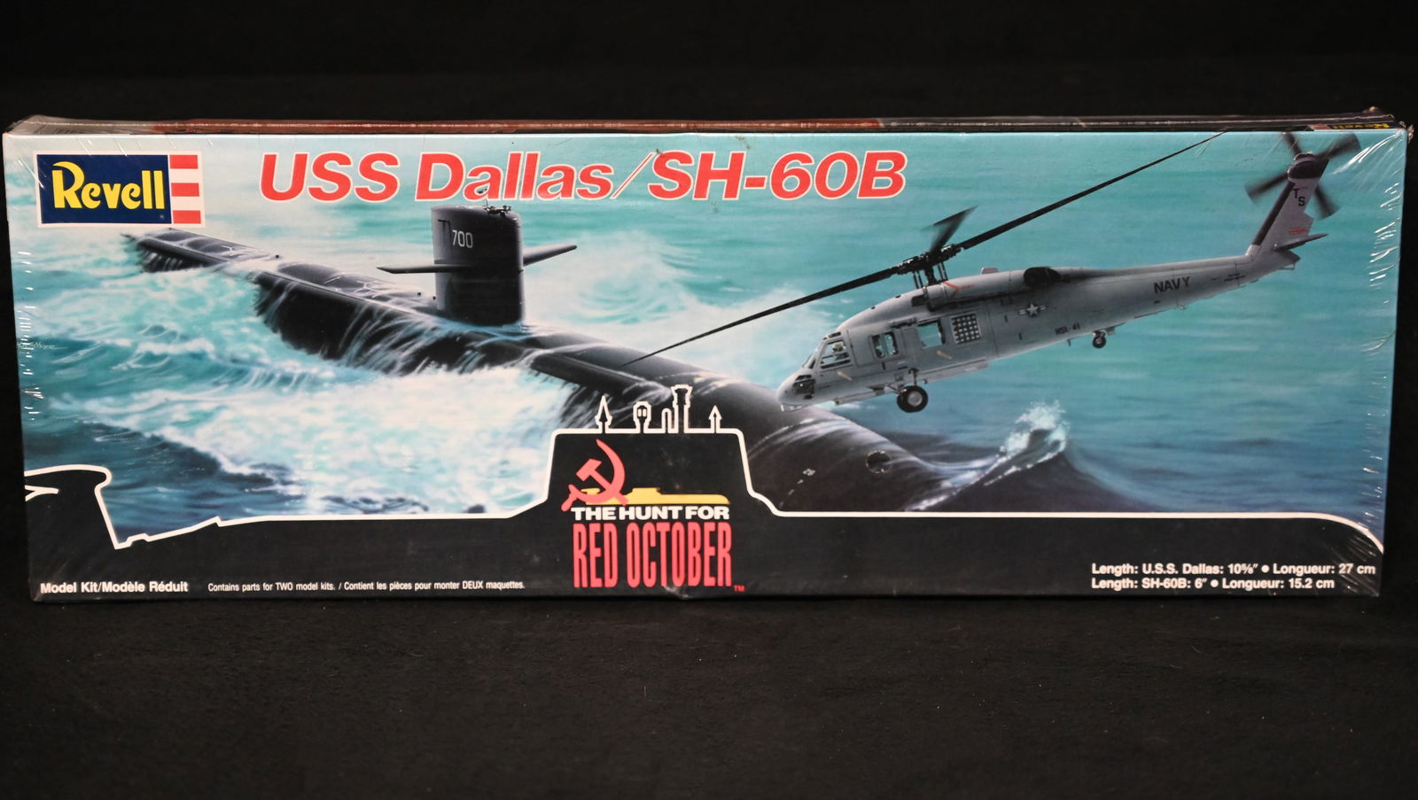Revell The Hunt For Red October USS Submarine Dallas/SH-60B Model Kit1:400 Scale New old stock model (1 of 5)