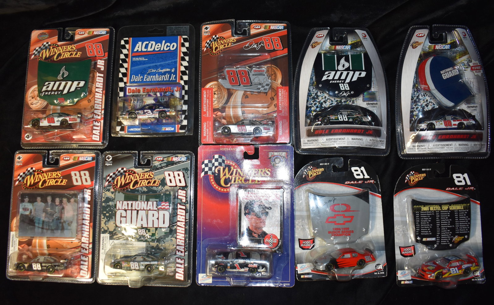 10 Dale Earnhardt Jr 1:24 Scale Diecast Race Cars NIB: 10 Dale Earnhardt Jr 1:24 Scale Diecast Race Cars NIB