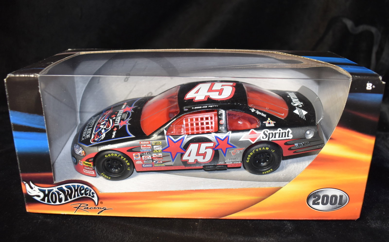 Hot Wheels Racing 2001 45 Kyle Petty SPRINT NIB 1:24 Scale Diecast Car: Hot Wheels Racing 2001 45 Kyle Petty SPRINT NIB 1:24 Scale Diecast Car