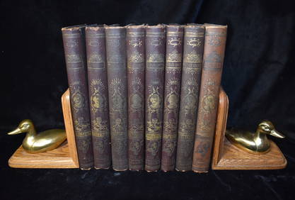 1880 The Pictorial Edition of the Works of Shakespeare 8 Volume Set (1 of 6)