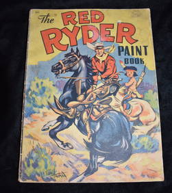 Red Ryder Paint Book #647 1941 (1 of 6)