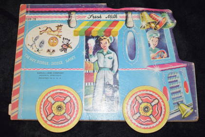 The Hey, Diddle, Diddle, Dairy 1950 Diecast Children's Book (1 of 4)